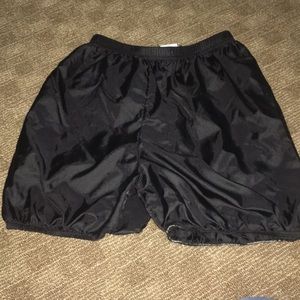 Trash bag shorts